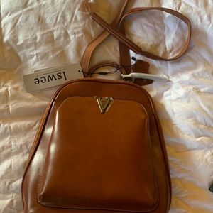 Leather handbag/backpack